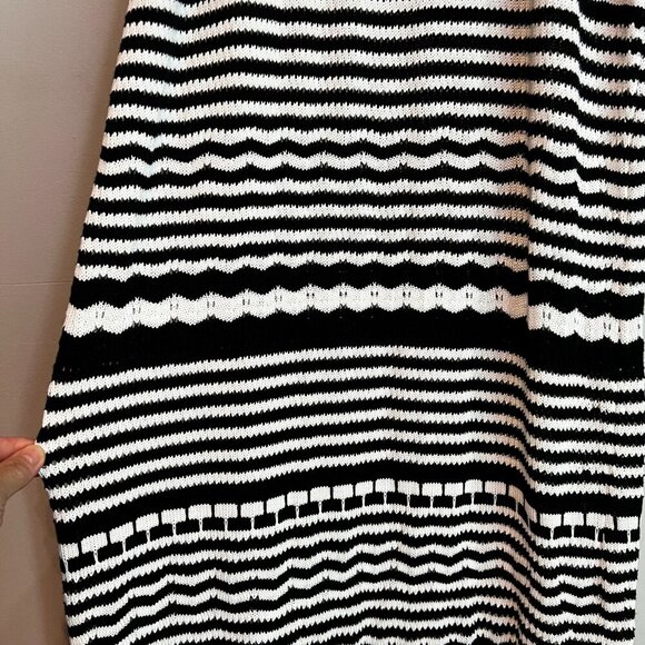 Joie Womens Crochet Knit Midi Cover-Up Dress Scalloped Trim XTRA-LARGE XL Cotton - Picture 4 of 8